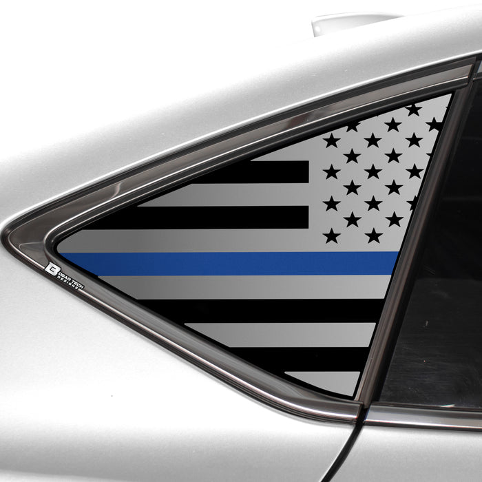 Quarter Window American Flag Vinyl Decal Stickers Fits Acura TLX 2021 - 2025 - Bogar Tech Designs