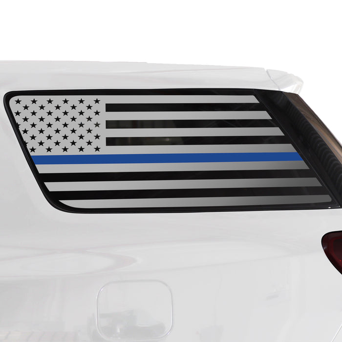 Quarter Window American Flag Vinyl Decal Stickers Fits GMC Acadia 2017 - 2023 - Bogar Tech Designs