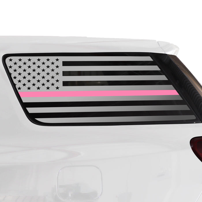 Quarter Window American Flag Vinyl Decal Stickers Fits GMC Acadia 2017 - 2023 - Bogar Tech Designs