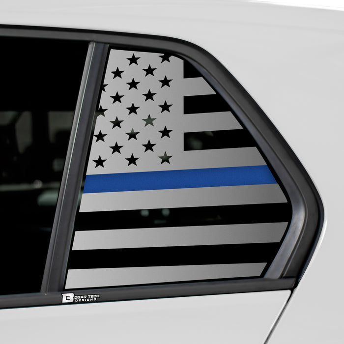 Quarter Window American Flag Vinyl Decal Stickers Fits Volkswagen Golf 2022 - 2025 - Bogar Tech Designs