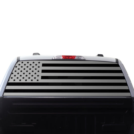 American Flag Rear Side Window Vinyl Decal Stickers Fits Ford F - 150 F150 2015 - 2025 - Bogar Tech Designs