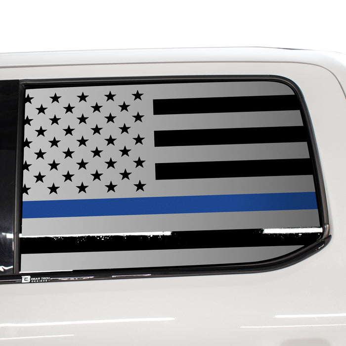Rear Side Windows / Thin Blue Line
