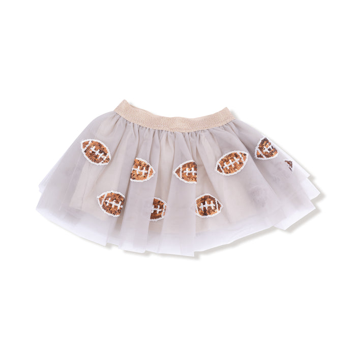 Angel Dear Varsity Football Tutu-Oatmeal