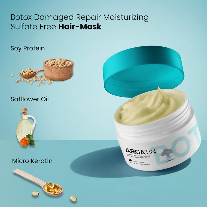 ARGATIN Botoxx  Sulfate-Free Moisturizing Hair Mask for Damage Repair 200 g