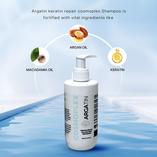 ARGATIN Keratin Repair Sulfate Free Cosmoplex Shampoo-250 ml