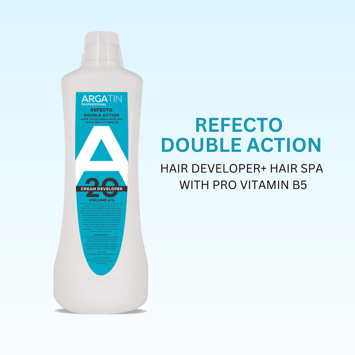 ARGATIN Professional Naturalis Hair Color Developer 20 Volume 6% - 1000ml