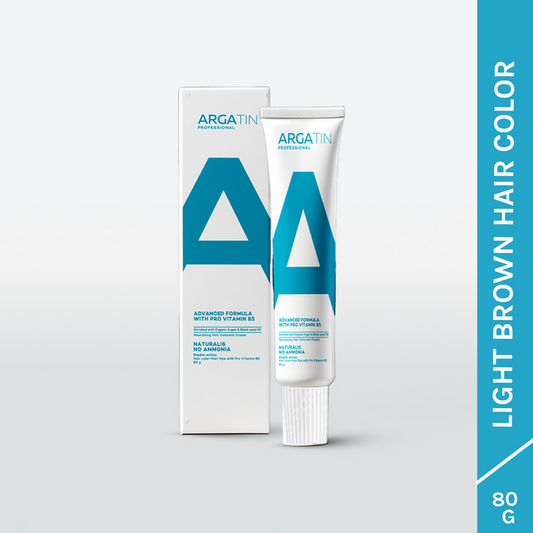 Argatin Professional  Naturalis Hair Colourant Cream|80gms | Light Brown