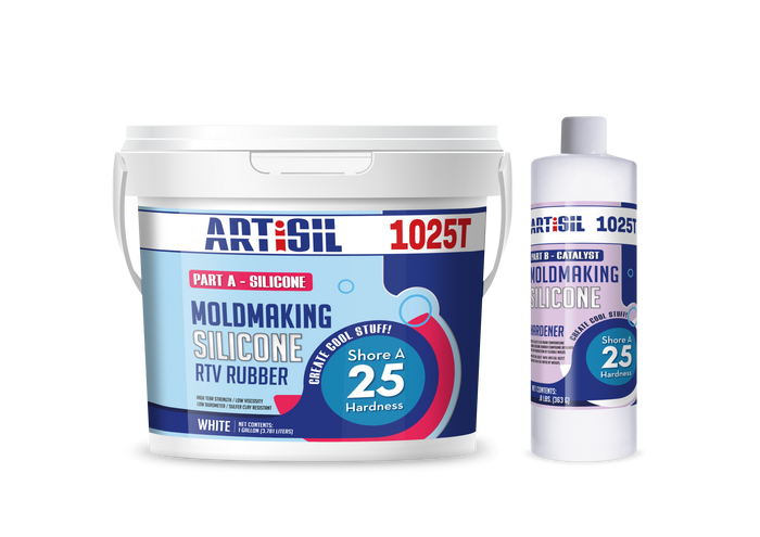 1 Gallon RTV silicone rubber with .8 lbs. hardener.