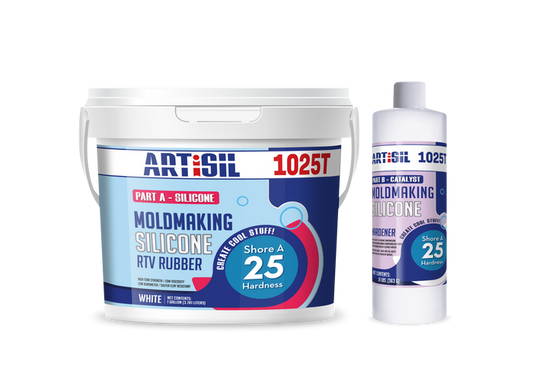 1 Gallon RTV silicone rubber with .8 lbs. hardener.