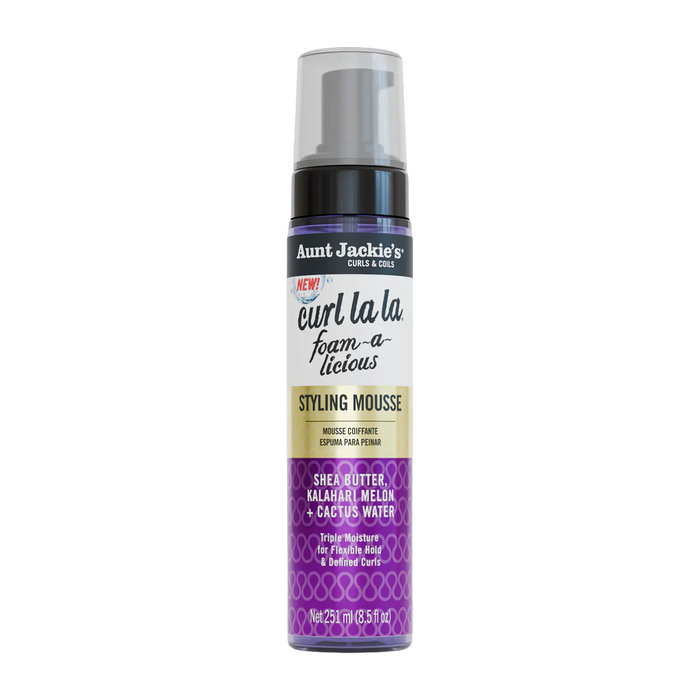 Aunt Jackie's Curl La La Foam-A-Licious Styling Mousse 8.5oz