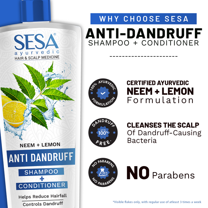 Ayurvedic Anti Dandruff Shampoo - 500ml