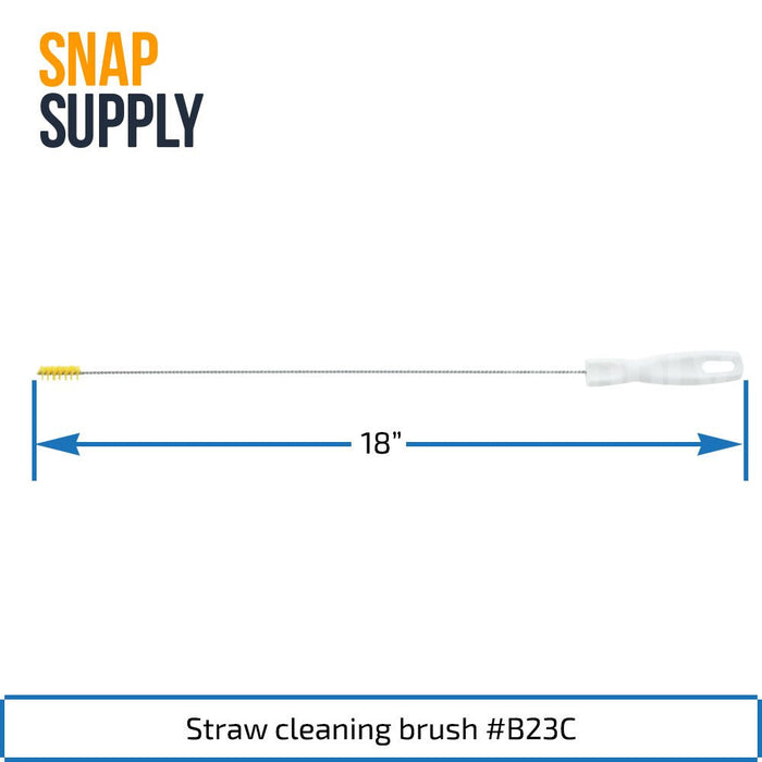 B23C Straw Cleaning Brush - Snap Supply--Brush-Retail-Straw Brush