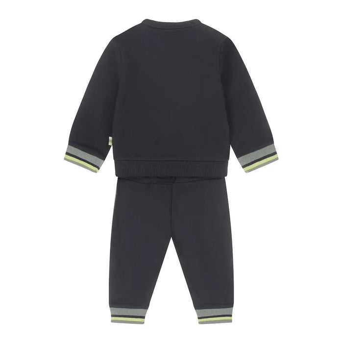 Baby Boys Sweatshirt And Sweatpants Set Graphite Blue Green | Dirkje | Dirkje | Jenni Kidz