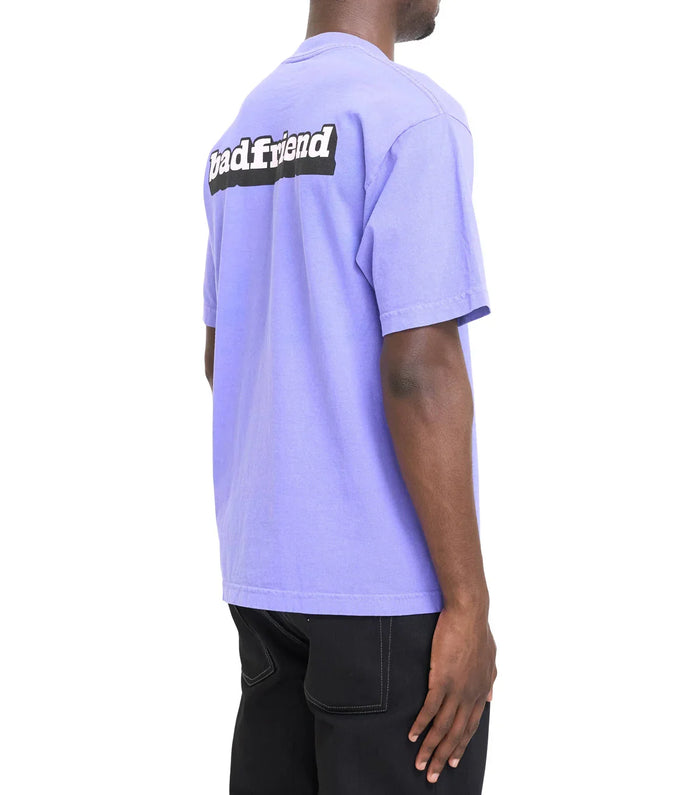 Badfriend Bar Logo T-Shirt Neon Blue