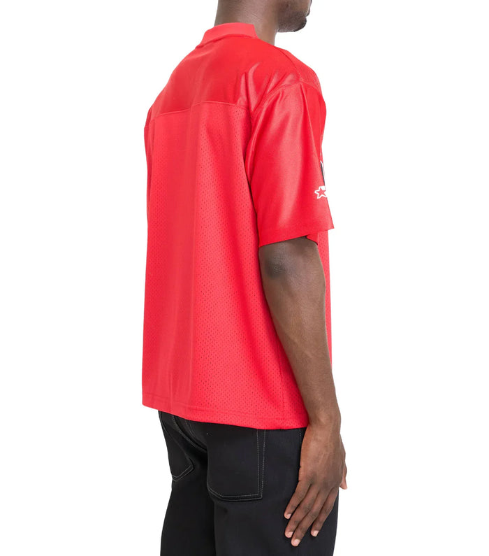 Badfriend Big Logo Football Jersey Red