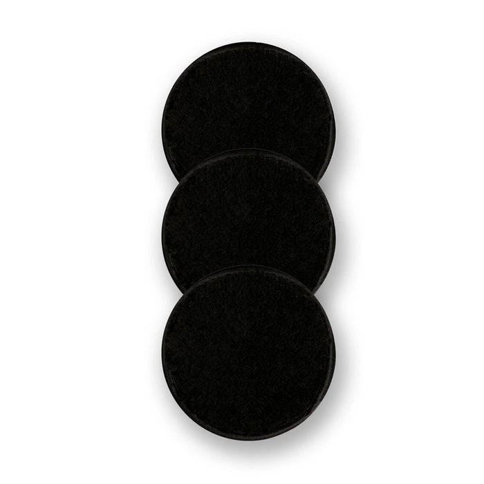 Black Pads Including Bamboo Storage Jar