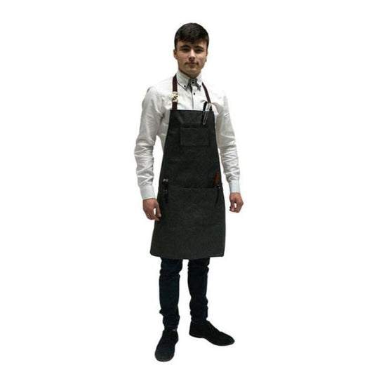 HAIRTOOLS Barber Apron Charcoal