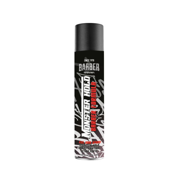 BARBER HAIR SPRAY 750 ML -  MONSTER HOLD - Palms Fashion Inc.
