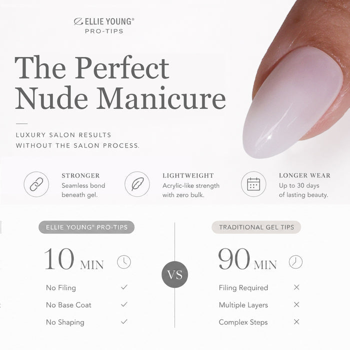 Bare Essentials Nude | Short Almond | ProTips