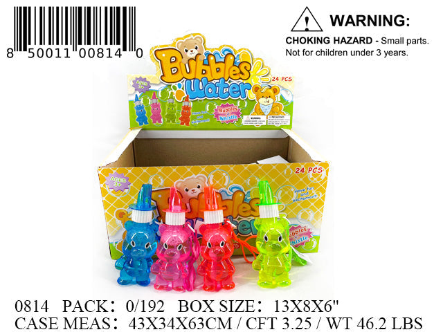 BEAR WHISTLE BUBBLE NK 24/DBX