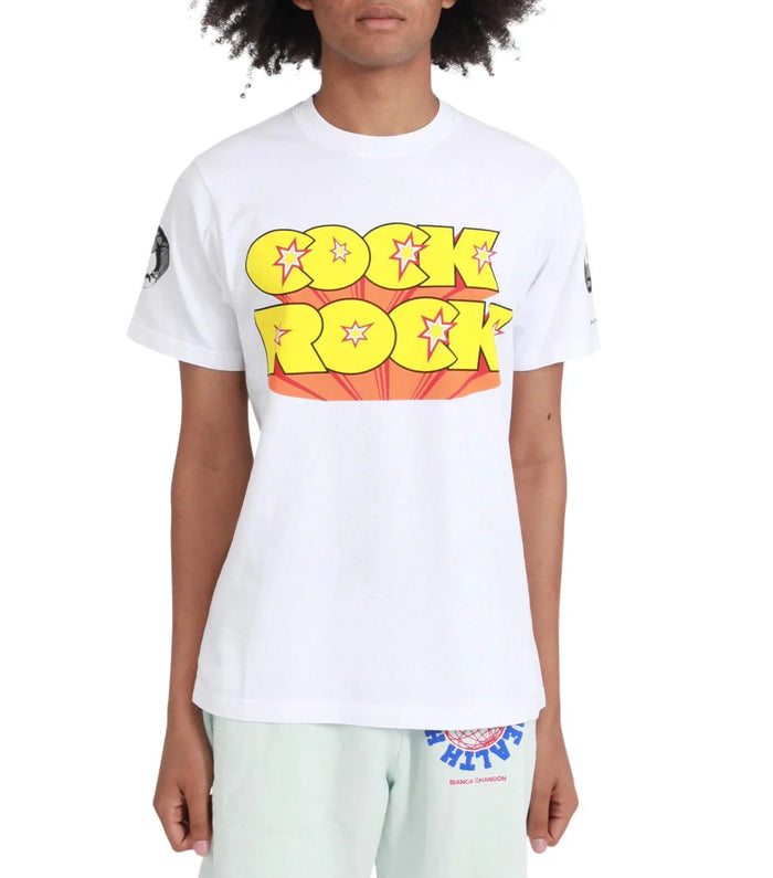 Bianca Chandon Glam Rock T-Shirt White | SOMEWHERE