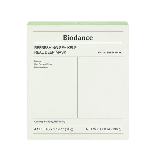 Biodance Refreshing Sea Kelp Real Deep Mask (34g*4) - Beauty Tribe