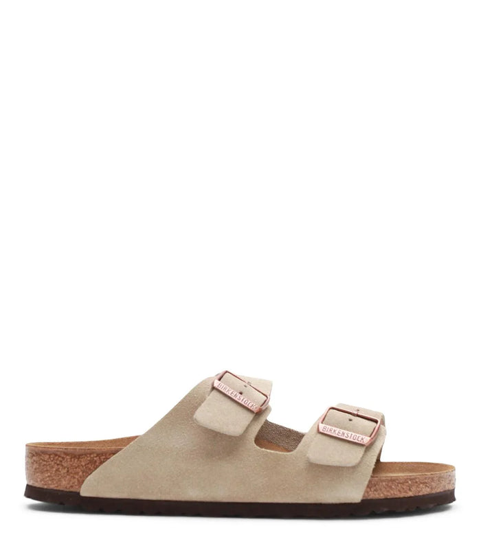 Birkenstock Arizona Suede Taupe | SOMEWHERE