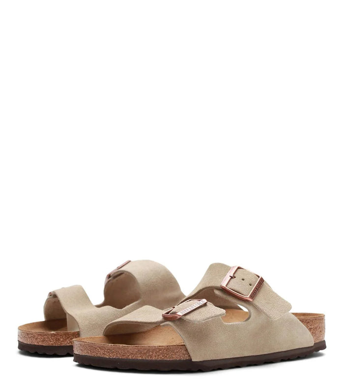 Birkenstock Arizona Suede Taupe | SOMEWHERE