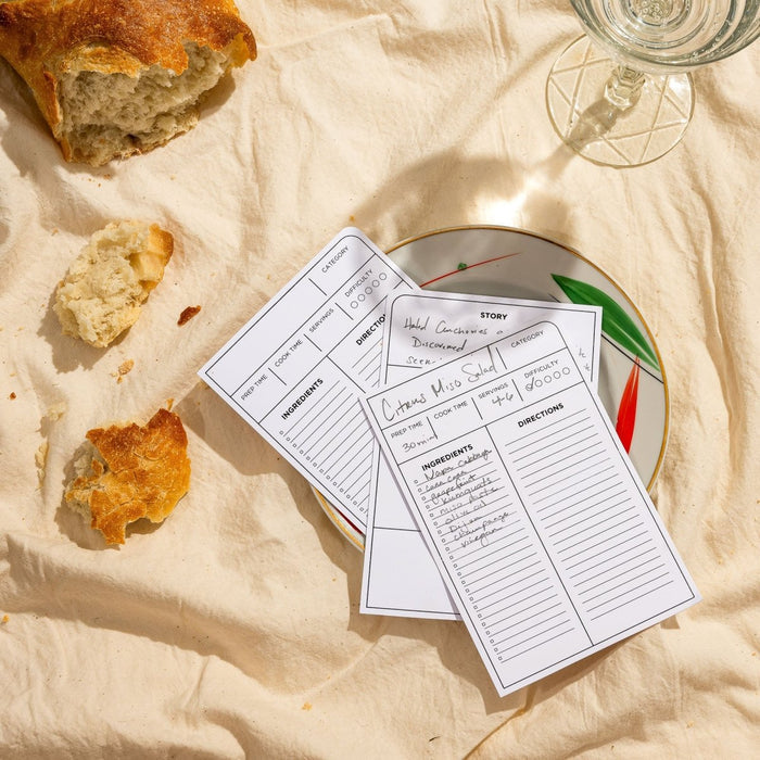Blackwing Volume 140 recipe cards