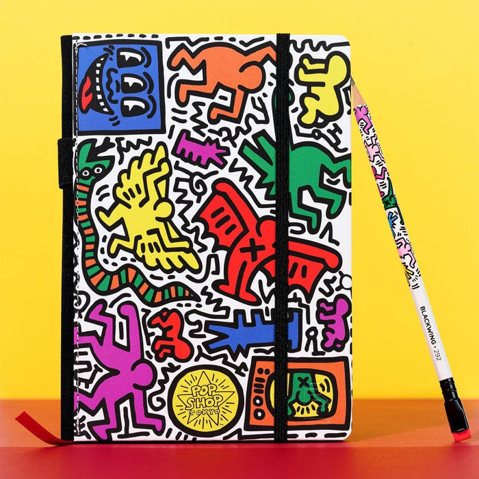 Blackwing Volume 292 - Keith Haring "Tokyo Pop-Shop" Notebook includes a pencil