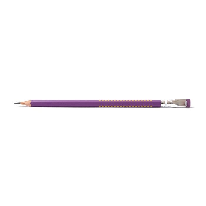 Blackwing Volume XIX 2nd Edition Pencil, purple barrel, silver ferrule, purple eraser