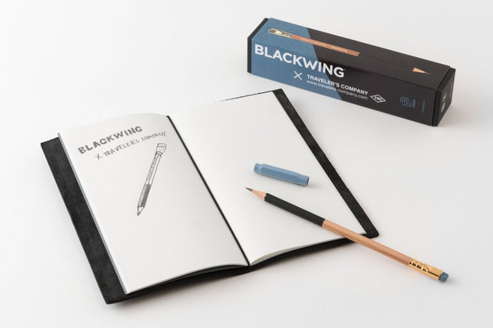 Blackwing X TRAVELER'S COMPANY notebook and pencils