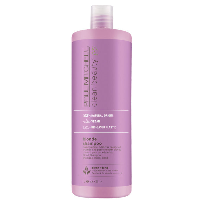 CLEAN BEAUTY Blonde Shampoo da 1000 ml - Paul Mitchell