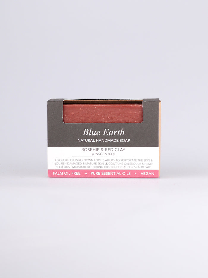 Blue Earth Soap | Rosehip & Red Clay-Image 2