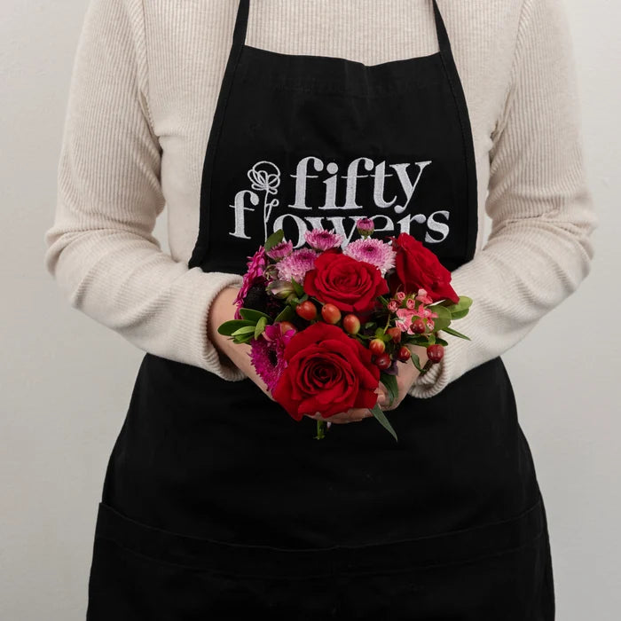 Blushing Berry Flower Centerpieces Apron - Image