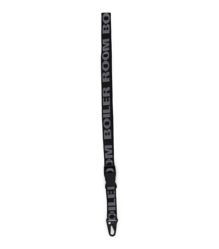 Boiler Room Core Lanyard Black | SOMEWHERE