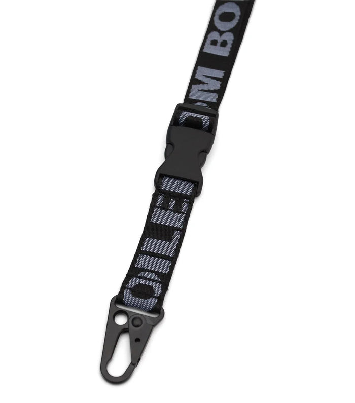 Boiler Room Core Lanyard Black | SOMEWHERE