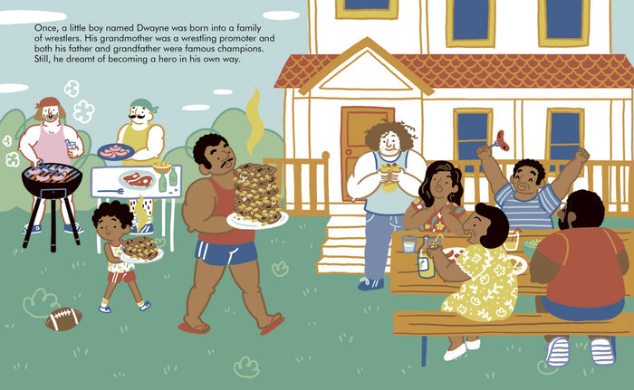 Book - Little People, Big Dreams - Dwayne Johnson - Spread