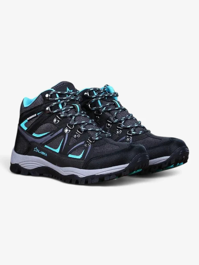 Botas Alaska Jade Waterproof Trekking Mujer Gris Verde