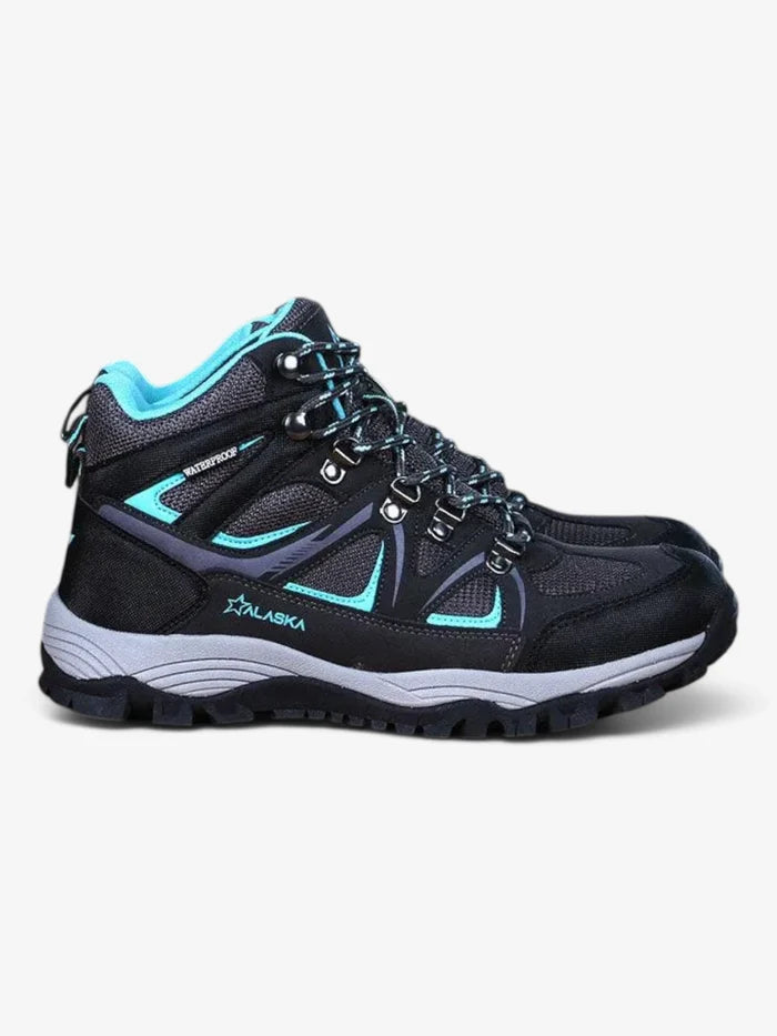 Botas Alaska Jade Waterproof Trekking Mujer Gris Verde