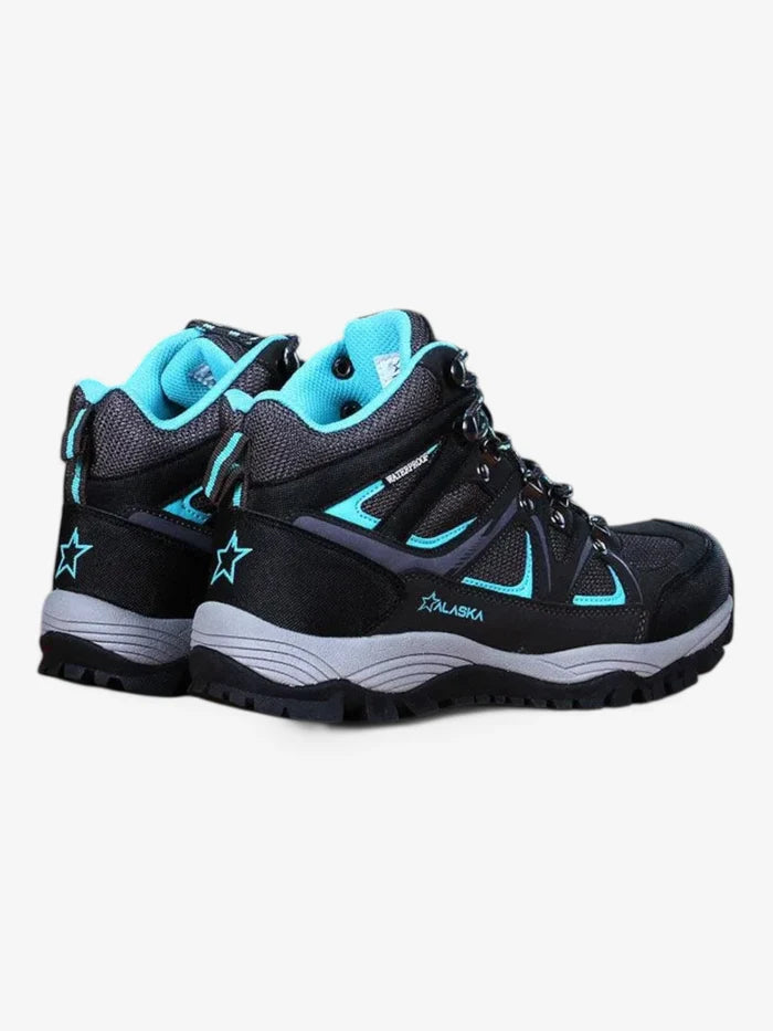 Botas Alaska Jade Waterproof Trekking Mujer Gris Verde