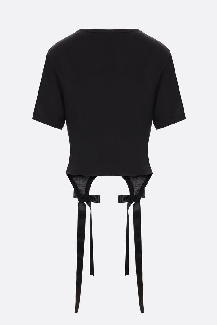 Bow Tail t-shirt in jersey