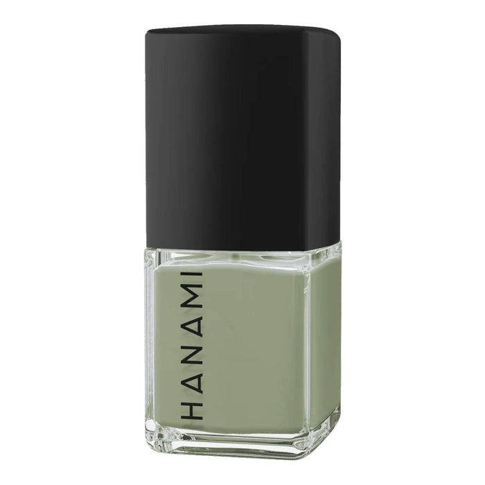Nail polish bottle with black cap and visible brand name on a white background.