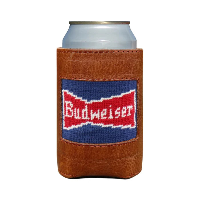 Budweiser Vintage Bowtie Can Cooler (Navy)