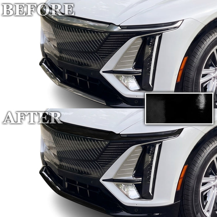 Cadillac Lyriq 2023-2026 Blackout Chrome Delete Kit - Precut Gloss Black Vinyl Overlays