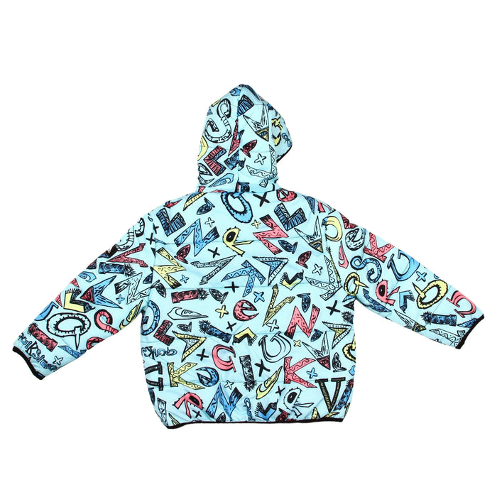 Campera Quiksilver Scaly Print Boys Verde Agua - Indy
