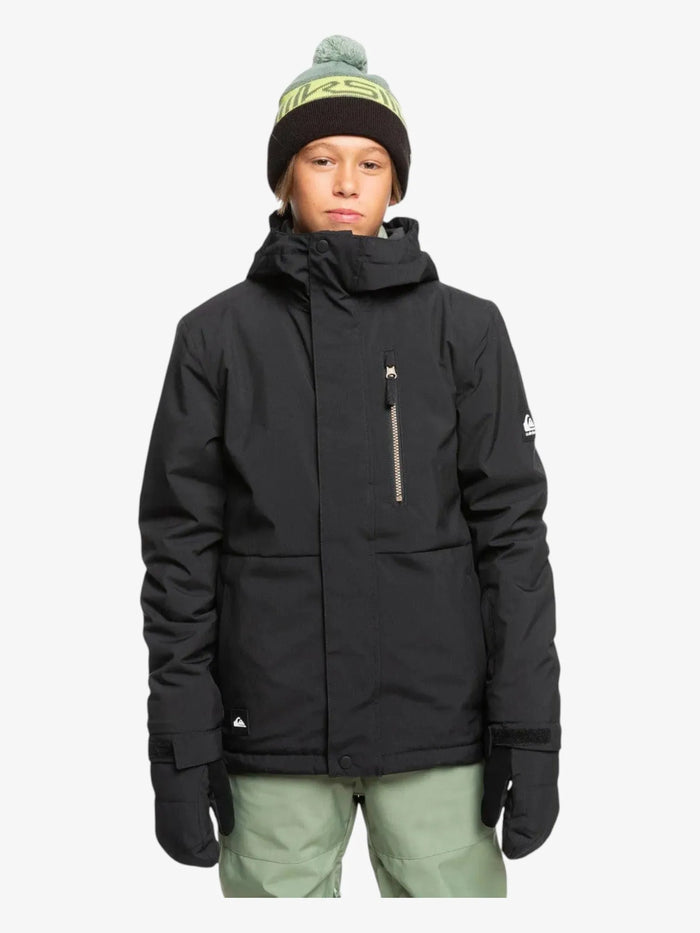 Campera Niño Quiksilver Snow Mission Solid Negro