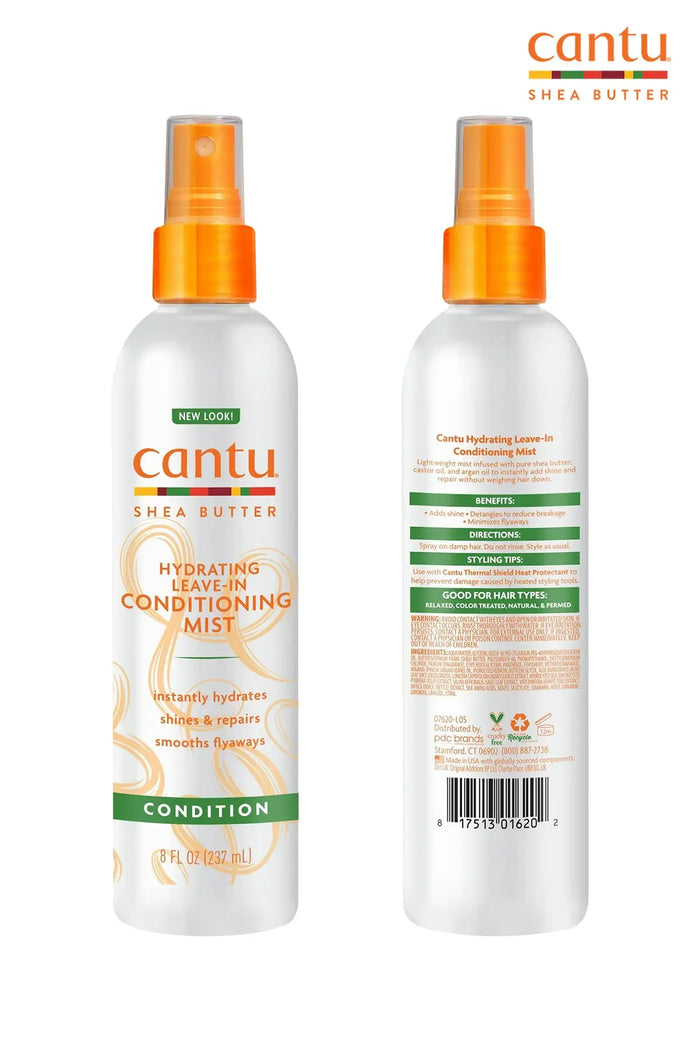 CANTU SHEA BUTTER HYDRATING LEAVE-IN CONDITIONING MIST 8oz - BSW BEAUTY CANADA