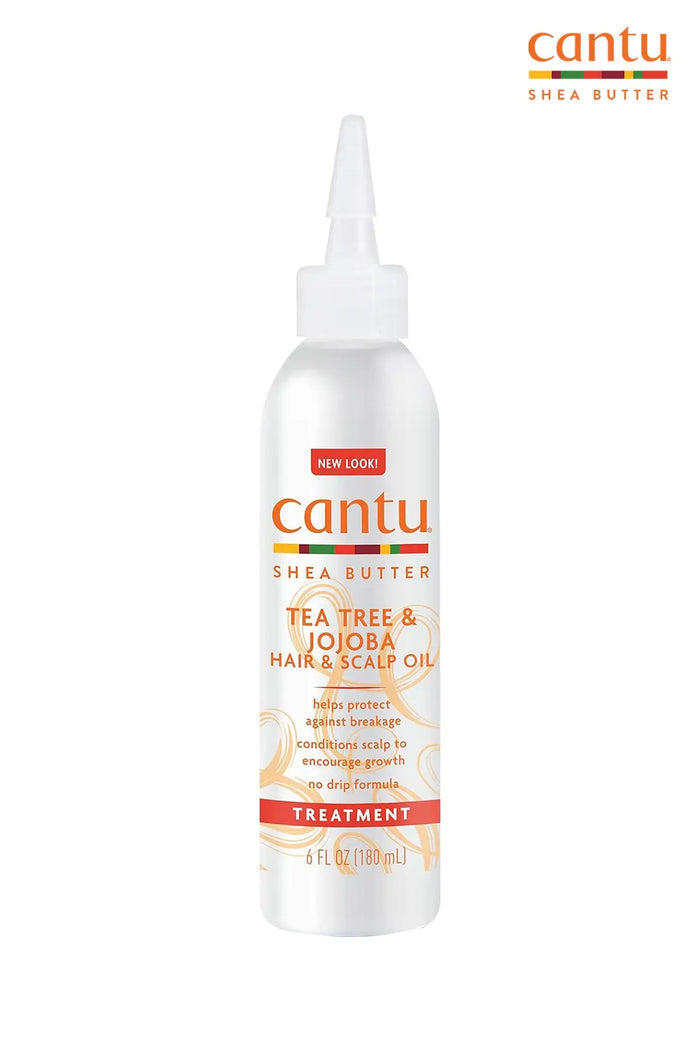 CANTU SHEA BUTTER TEA TREE & JOJOBA HAIR & SCALP OIL 6oz - BSW BEAUTY CANADA