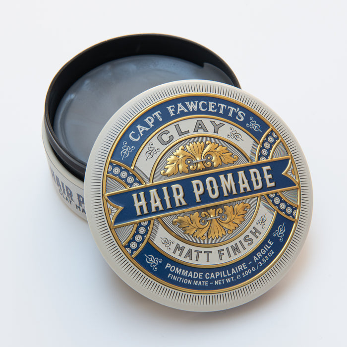 Captain Fawcett Matt Clay Pomade (Blue) 3.4oz